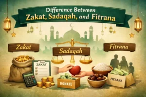 Difference Between Zakat, Sadaqah, and Fitrana – Complete Islamic Guide